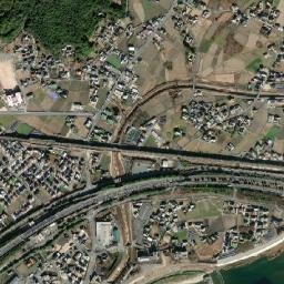 Hofu Shi map(satellite map)