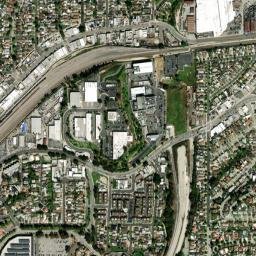 Aurant California High Resolution Satellite Map