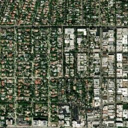 Windsor Square California High Resolution Satellite Map