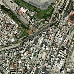 New Chinatown California High Resolution Satellite Map