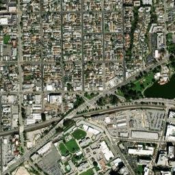 Lincoln Heights California High Resolution Satellite Map
