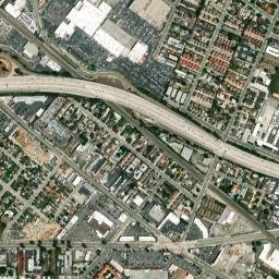 El Monte, California High Resolution Satellite Map