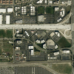 Guasti California High Resolution Satellite Map