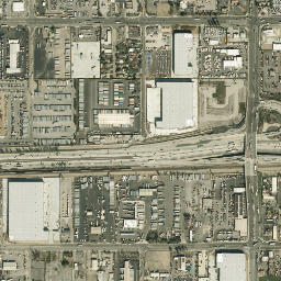 South Fontana California High Resolution Satellite Map