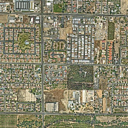 Crafton California High Resolution Satellite Map
