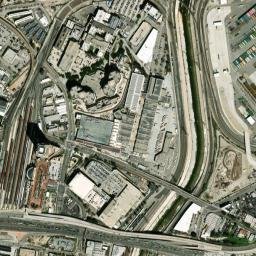 El Monte Busway, Los Angeles, CA 90012 High Resolution Satellite Map