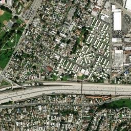 Ramona Gardens California High Resolution Satellite Map