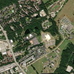 Satellite view of Riverside Golf Center Driving Range