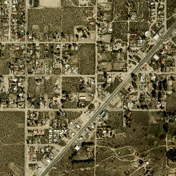Morongo Valley map(satellite map)