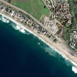 Trancas California High Resolution Satellite Map