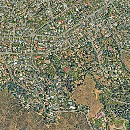 Smiley Heights California High Resolution Satellite Map