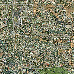 Redlands Heights California High Resolution Satellite Map