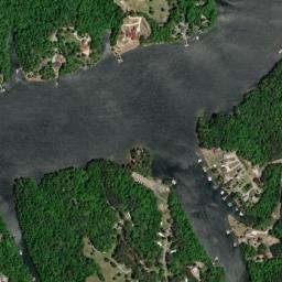 Misty Harbor Alabama High Resolution Satellite Map