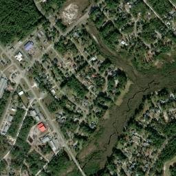 Boiling Spring Lakes map(satellite map)