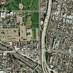 East Los Angeles map(satellite map)
