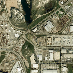 Crestmore California High Resolution Satellite Map