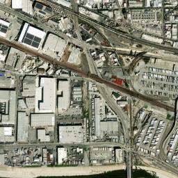 Hobart California High Resolution Satellite Map