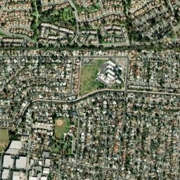 South San Jose Hills map(satellite map)