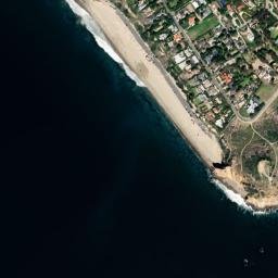 Malibu California High Resolution Satellite Map