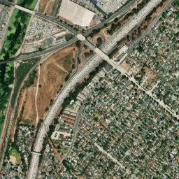 Whittier Junction California High Resolution Satellite Map