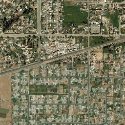 Henshaw California High Resolution Satellite Map