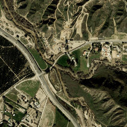 Ordway California High Resolution Satellite Map