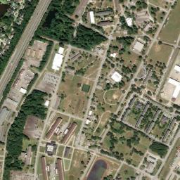 Satellite view of Fort Jackson Golf Club