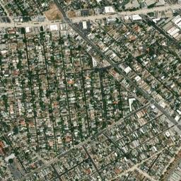 Culver Garden California High Resolution Satellite Map