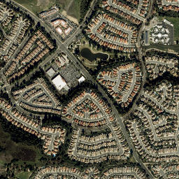 Chino Hills map(satellite map)
