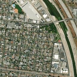 Walker California High Resolution Satellite Map