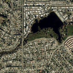 Los Serranos map(satellite map)