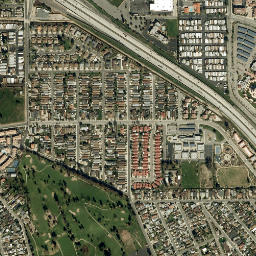 Los Serranos California High Resolution Satellite Map