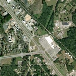 Burns Park Alabama High Resolution Satellite Map