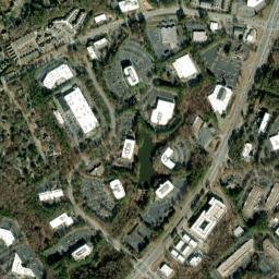 Peachtree Corners map(satellite map)