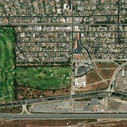 Westchester California High Resolution Satellite Map