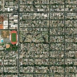 Avalon Gardens California High Resolution Satellite Map