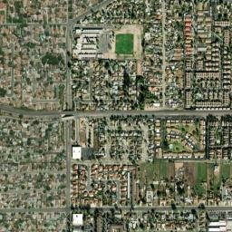 Magnolia Avenue California High Resolution Satellite Map