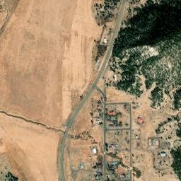 Nutrioso Arizona High Resolution Satellite Map