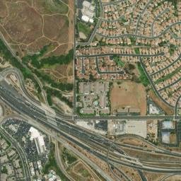 Box Springs California High Resolution Satellite Map