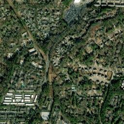 1772-2008 The Valley Northeast, Sandy Springs High Resolution Satellite Map