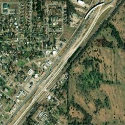 306-322 Allen Lane, Calera, OK 74730, USA High Resolution Satellite Map