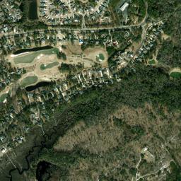 Satellite view of Oak Island Par Three Golf Course at South Harbour