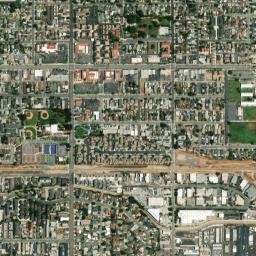 La Habra map(satellite map)