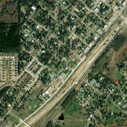 101-199 West Main Street, Calera, OK 74730 High Resolution Satellite Map