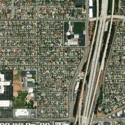 Del Aire map(satellite map)