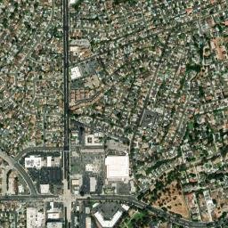 La Mirada map(satellite map)