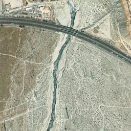 White Water California High Resolution Satellite Map