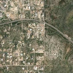 Wranglers Roost Arizona High Resolution Satellite Map