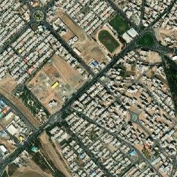 Mahalat map(satellite map)