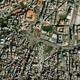 Beirut map(satellite map)
